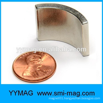 High temperature resistance segment NdFeB magnets for generator motor rotor